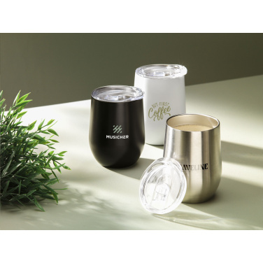 Logo trade promotional gift photo of: Huevo RCS Recycled Steel Cup 350 ml thermo cup