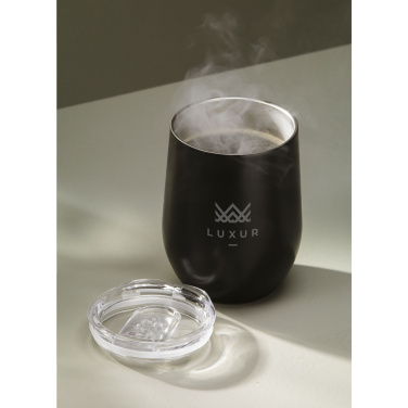 Logo trade corporate gift photo of: Huevo RCS Recycled Steel Cup 350 ml thermo cup