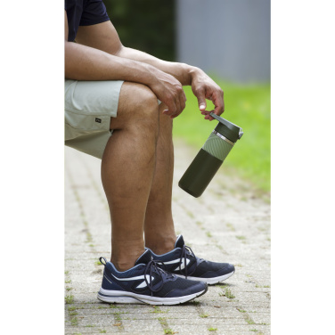 Logo trade promotional products image of: Lynn RCS Recycled Steel Bottle 500 ml