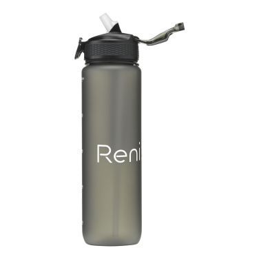 Logo trade business gifts image of: AquaSport GRS Recycled Water Bottle 1,000 ml