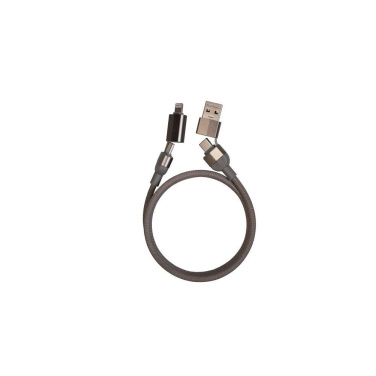 Logo trade promotional merchandise picture of: Charging cable with data transfer DONNES Pierre Cardin