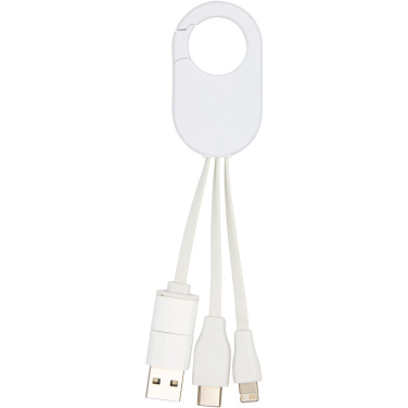 Logo trade promotional products picture of: Troop 4-in-1 recycled plastic charging cable