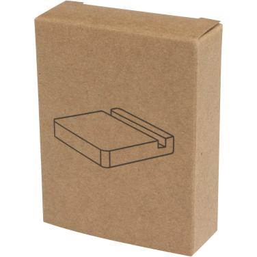 Logo trade corporate gifts image of: Ebla bamboo phone stand