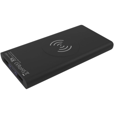 Logotrade advertising product image of: SCX.design P40 10.000 mAh light-up wireless rubber power bank