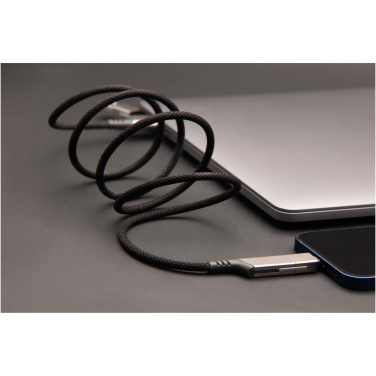 Logo trade promotional item photo of: SCX.design C52 100W 4-in-1 rPET magnetic ultra fast charging cable 
