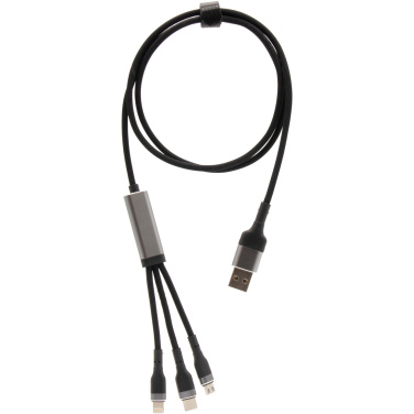 Logo trade advertising product photo of: SCX.design C53 100W 5-in-1 rPET ultra fast charging cable