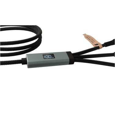 Logotrade promotional merchandise picture of: SCX.design C53 100W 5-in-1 rPET ultra fast charging cable