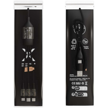 Logo trade advertising product photo of: SCX.design C50 5-in-1 fast charging 100W/5A cable with digital display