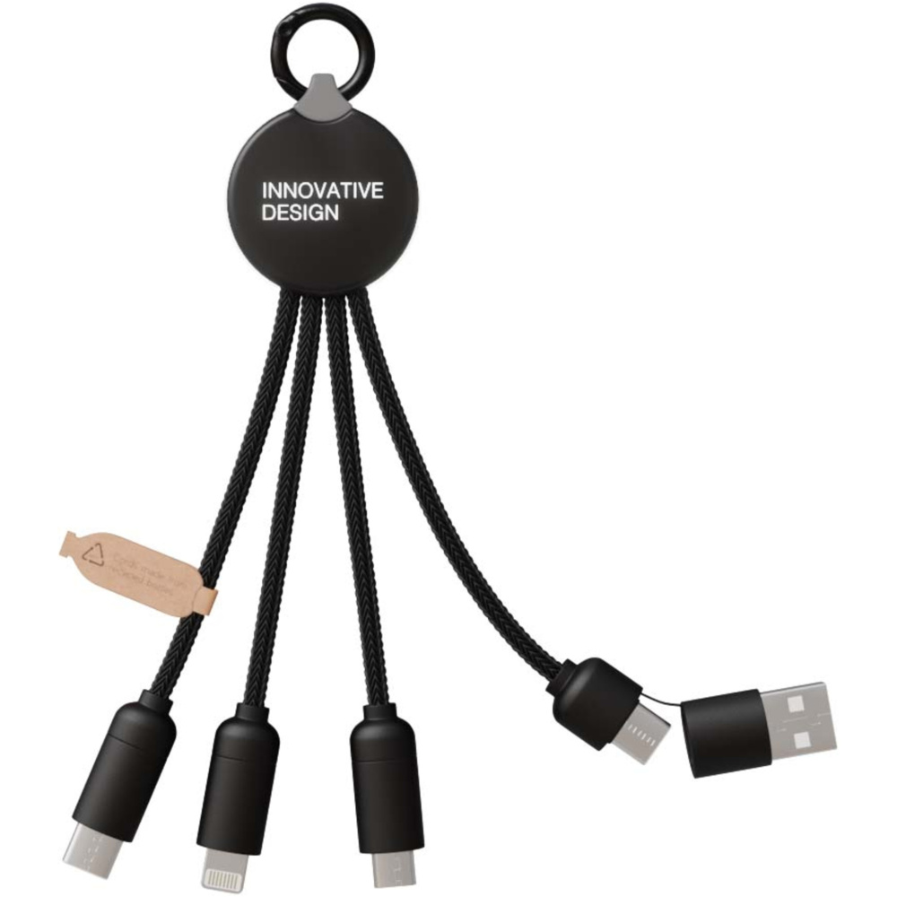 Logotrade business gift image of: SCX.design C14 15W 5-in-1 charging cable