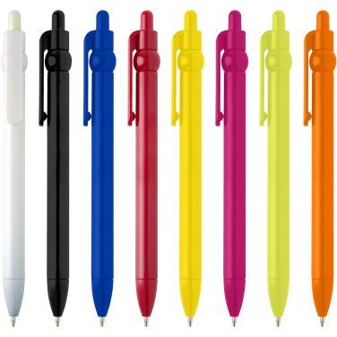 Logo trade promotional giveaways picture of: Fidget recycled plastic ballpoint pen (black ink)
