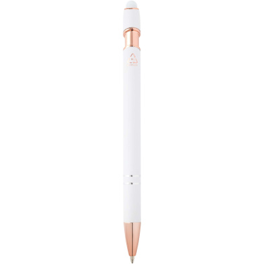 Logotrade promotional merchandise image of: Nanna ballpoint pen with rose gold finish (blue ink)