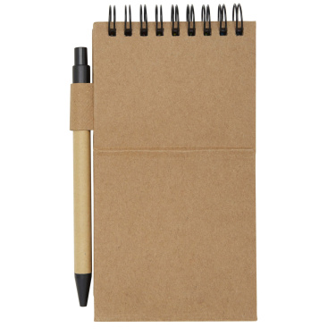 Logo trade promotional merchandise photo of: Flipper sticky notepad with ballpoint pen (black ink)