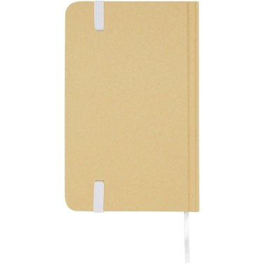 Logotrade promotional item picture of: Reed A6 recycled hard cover notebook with plain pages
