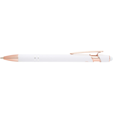 Logo trade business gift photo of: Nanna ballpoint pen with rose gold finish (black ink)