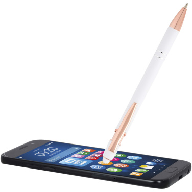 Logo trade promotional gifts image of: Nanna ballpoint pen with rose gold finish (black ink)