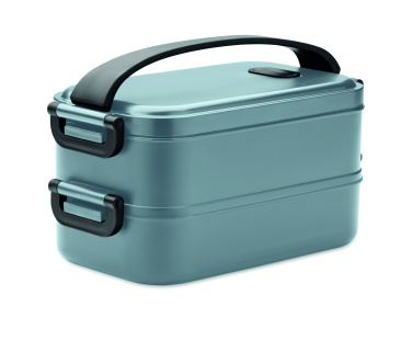Logo trade promotional merchandise picture of: Lunch box in recycled PP