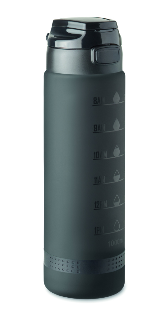 Logo trade advertising products image of: Sports water bottle RPET 1L