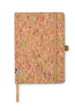 Logo trade corporate gifts picture of: A5 cork coloured notebook