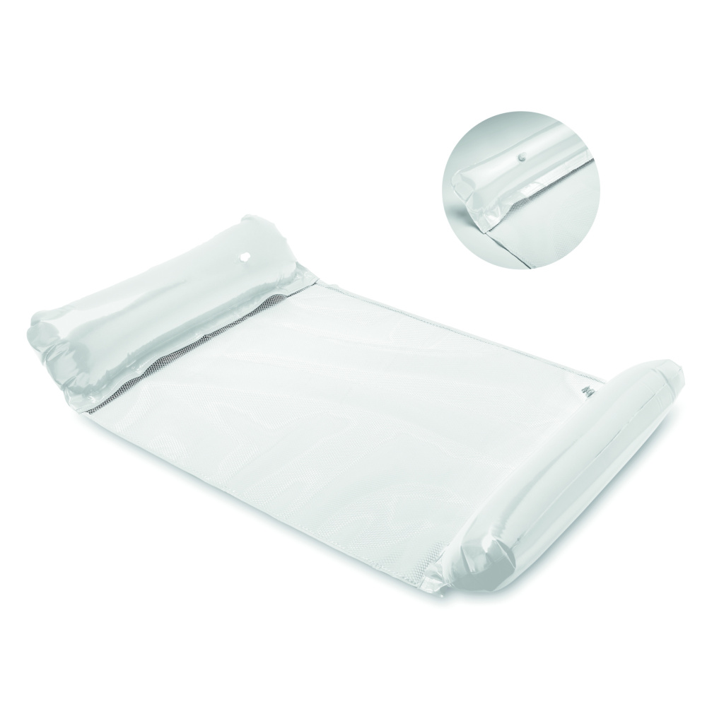 Logo trade promotional merchandise image of: Inflatable water hammock