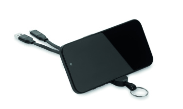 Logotrade advertising product image of: 60W cable keyring recycled ABS
