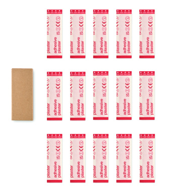 Logotrade promotional product image of: 15 pieces adhesive plasters