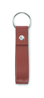 Logo trade advertising product photo of: PU loop key ring