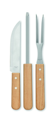 Logotrade corporate gift image of: Stainless steel barbecue tools