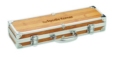 Logotrade corporate gifts photo of: Stainless steel barbecue tools