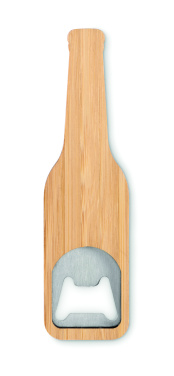 Logo trade promotional items image of: Bamboo bottle opener