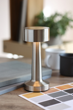 Logo trade promotional giveaways image of: Rechargeable iron table lamp