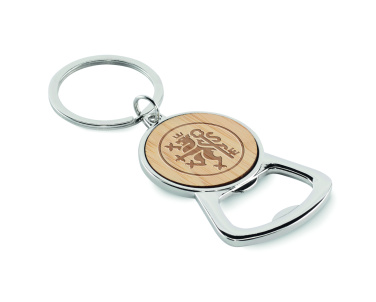 Logotrade advertising product image of: Recycled aluminium key ring
