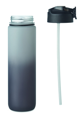 Logo trade promotional merchandise photo of: Sports water bottle RPET 1L