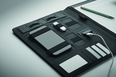 Logotrade promotional item picture of: A4 folder and wireless charger