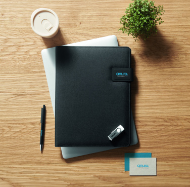 Logotrade corporate gift picture of: A4 folder and wireless charger