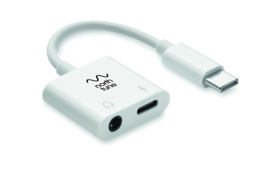 Logo trade advertising products image of: ABS jack audio splitter type C