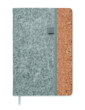 Logotrade promotional merchandise photo of: A5 RPET cork notebook