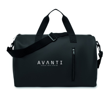 Logo trade promotional giveaways image of: Duffle bag soft PU