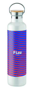 Logo trade business gifts image of: Double wall flask 1L