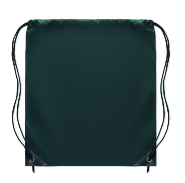 Logo trade promotional products image of: 190T Polyester drawstring bag