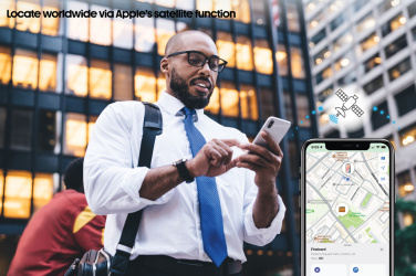 Logo trade promotional gift photo of: Findcard RCS recycled plastic item finder card