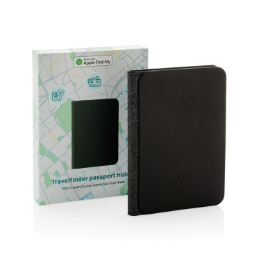 Logo trade corporate gifts image of: Trackmate RCS rpolyester passport holder worldwide locating