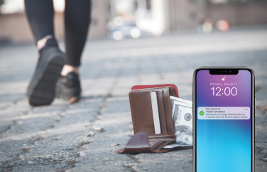 Logo trade business gifts image of: Findit RCS rplastic ultra-thin finder card rechargeable