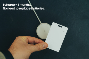 Logo trade promotional product photo of: Findit RCS rplastic ultra-thin finder card rechargeable