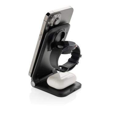 Logotrade promotional giveaways photo of: Powerpal 3 in 1 RCS recycled plastic 15W charger