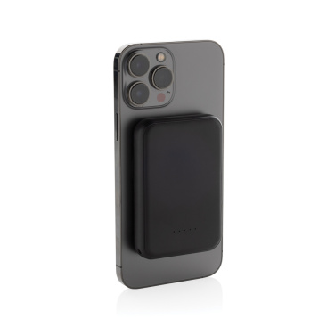 Logo trade business gift photo of: Stellar RCS recycled plastic 5000 mah 5W magnetic powerbank