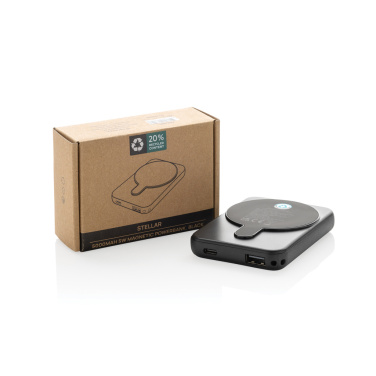 Logotrade promotional item picture of: Stellar RCS recycled plastic 5000 mah 5W magnetic powerbank
