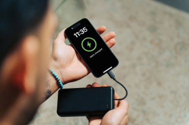 Logo trade advertising products image of: Urban Vitamin Menlo Park RCS rplastic 20,000 20WPD powerbank