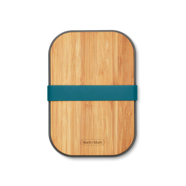 Logo trade promotional merchandise picture of: Black+Blum Stainless Steel Sandwich Box Large