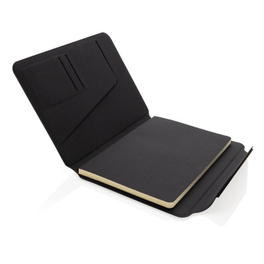 Logo trade promotional items picture of: Teri AWARE™ RPET and walnut A5 portfolio