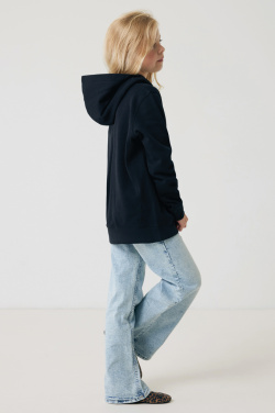 Logotrade business gift image of: Iqoniq Yengo kids recycled cotton hoodie with sidepockets